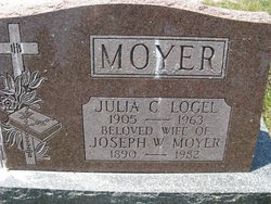 Julia Clementine <I>Logel</I> Moyer 