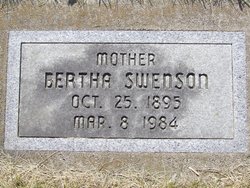 Bertha Katherine <I>Efteland</I> Swenson 