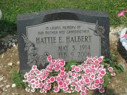 Hattie Elizabeth “Betty” <I>Mustain</I> Halbert 