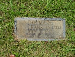 Thelma Annie <I>Franklin</I> Bates 