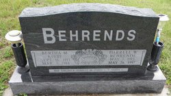 Bertha Minerva <I>Kibbe</I> Behrends 