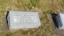 Dorothy <I>Beckenholdt</I> Wingfield 