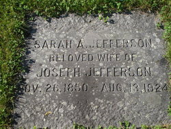 Sarah Antoinette Isabella <I>Warren</I> Jefferson 