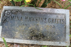 Mina <I>Hawkins</I> Gritts 