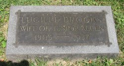 Lucille <I>Brooks</I> Allen 