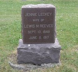 Jennie <I>Leckey</I> Reeves 