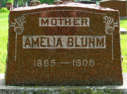 Amelia Albertine Louise Caroline <I>Goetsch</I> Bluhm 
