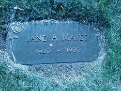 Jane Anne <I>Bartholomew</I> Mayer 