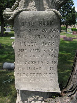 Olga Bertha <I>Haak</I> Frerksen 