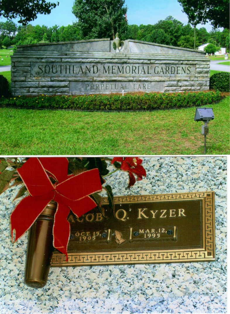 Jacob Quincey Kyzer 1905 1995 Find A Grave Memorial