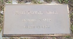 Mary Storey <I>Powell</I> Davis 