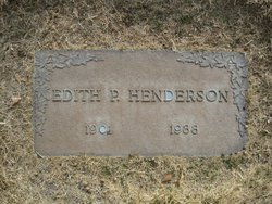 Edith <I>Patterson</I> Henderson 