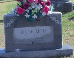 Bessie <I>Brasher</I> Apple 