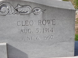 Cleo <I>Rowe</I> Deal 