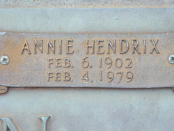 Annie <I>Hendrix</I> Duncan 
