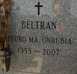 Pedro Ma Onrubia Beltran 