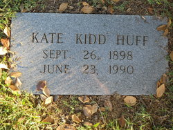 Jennie Kate <I>Kidd</I> Huff 