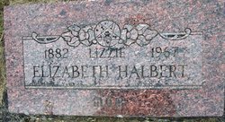 Elizabeth “Lizzie” Halbert 