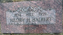 Hilory Houghton “Hill” Halbert 