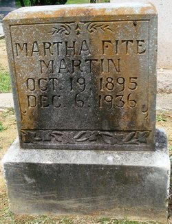 Martha <I>Fite</I> Martin 