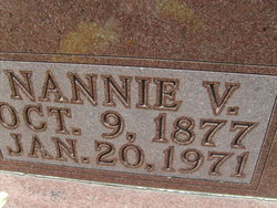 Nancy Vina “Nannie” <I>Kyle</I> Gaulding 
