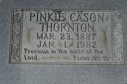 Pinkie <I>Cason</I> Thornton 
