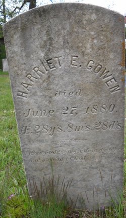 Harriet E <I>Keezer</I> Gowen 