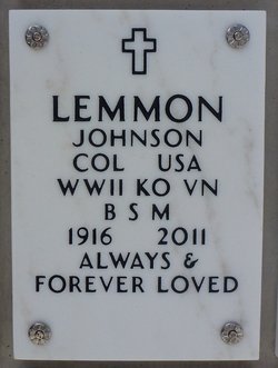 Col Johnson Grant “Jay” Lemmon 