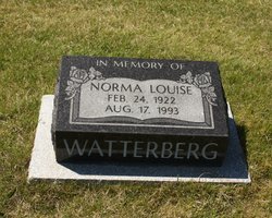Norma Louise Watterberg 