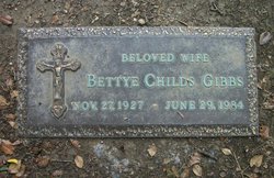 Bettye <I>Childs</I> Gibbs 