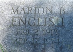 Marion B English 
