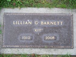 Lillian Genevieve “Kit” <I>Roddy</I> Barnett 