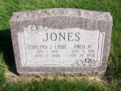 Dorothy Jean <I>Lowe</I> Jones 