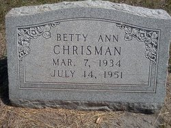 Betty Ann Chrisman 