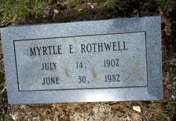 Myrtle E Rothwell 