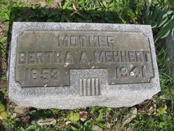 Bertha Amelia <I>Sitte</I> Mehnert 