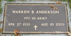 Warren B Anderson 
