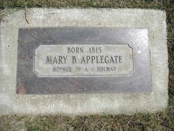 Mary B <I>Watson</I> Applegate 