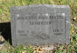 Winifred Ann <I>Scherzer</I> Pughe 