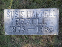 Susan Matthews “Susie” <I>Harrell</I> Ezzell 