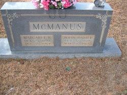 Margaret B <I>King</I> McManus 
