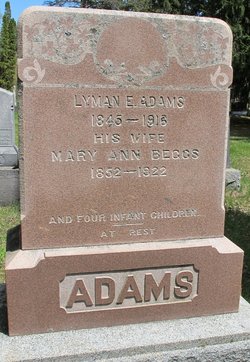Mary Ann <I>Beggs</I> Adams 