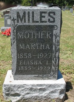 Martha “Mattie” <I>Bilderback</I> Miles 