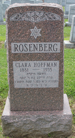 Clara <I>Hoffman</I> Rosenberg 