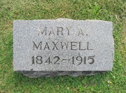 Mary A <I>Hayes</I> Maxwell 