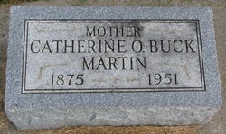 Catherine O. <I>Graves</I> Buck Martin 