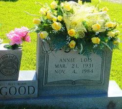 Annie Lois <I>Steed</I> Algood 