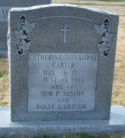 Catherine Winborne <I>Carter</I> Gupton 