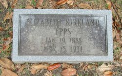 Elizabeth <I>Kirkland</I> Epps 