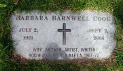 Barbara <I>Barnwell</I> Cook 